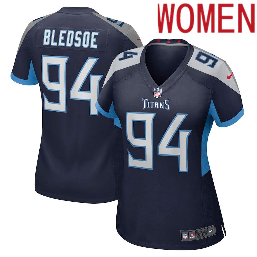 Women Tennessee Titans #94 Amani Bledsoe Nike Navy Game NFL Jersey